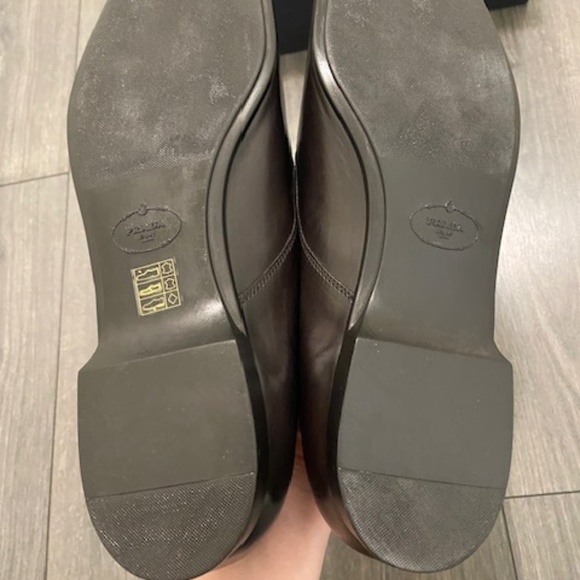 Prada Brown Leather Lace Up Shoes Size 10.5 - Picture 8 of 16